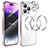 Custodia Lusso Metallo Laterale e Plastica Cover con Mag-Safe Magnetic LF3 per Apple iPhone 14 Pro