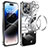 Custodia Lusso Metallo Laterale e Plastica Cover con Mag-Safe Magnetic LF3 per Apple iPhone 14 Pro