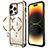 Custodia Lusso Metallo Laterale e Plastica Cover con Mag-Safe Magnetic LF4 per Apple iPhone 14 Pro