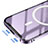 Custodia Lusso Metallo Laterale e Plastica Cover con Mag-Safe Magnetic LK1 per Apple iPhone 15