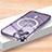 Custodia Lusso Metallo Laterale e Plastica Cover con Mag-Safe Magnetic LK2 per Apple iPhone 13