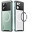 Custodia Lusso Metallo Laterale e Plastica Cover con Mag-Safe Magnetic LK3 per Xiaomi Redmi K60 Ultra 5G Verde