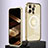 Custodia Lusso Metallo Laterale e Plastica Cover con Mag-Safe Magnetic QC5 per Apple iPhone 14 Pro Max Oro