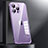 Custodia Lusso Metallo Laterale e Plastica Cover JL1 per Apple iPhone 13 Pro Max Viola