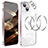 Custodia Lusso Metallo Laterale e Plastica Cover LF5 per Apple iPhone 15