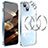 Custodia Lusso Metallo Laterale e Plastica Cover LF5 per Apple iPhone 15