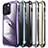 Custodia Lusso Metallo Laterale e Plastica Cover LF6 per Apple iPhone 14 Pro