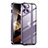 Custodia Lusso Metallo Laterale e Plastica Cover LK1 per Apple iPhone 15 Viola