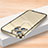 Custodia Lusso Metallo Laterale e Plastica Cover LK2 per Apple iPhone 13 Pro Max Oro