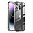 Custodia Lusso Metallo Laterale e Plastica Cover LO1 per Apple iPhone 14 Pro Nero