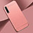 Custodia Lusso Metallo Laterale e Plastica Cover M01 per Huawei Enjoy 10S Oro Rosa