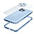 Custodia Lusso Metallo Laterale e Plastica Cover QC1 per Apple iPhone 15