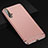 Custodia Lusso Metallo Laterale e Plastica Cover T01 per Huawei Nova 5 Oro Rosa