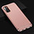 Custodia Lusso Metallo Laterale e Plastica Cover T02 per Oppo Reno3 Oro Rosa