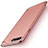 Custodia Lusso Metallo Laterale e Plastica F01 per Apple iPhone 8 Plus Oro Rosa