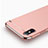 Custodia Lusso Metallo Laterale e Plastica M01 per Apple iPhone X Oro Rosa