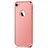 Custodia Lusso Metallo Laterale e Plastica M02 per Apple iPhone 7 Oro Rosa