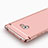 Custodia Lusso Metallo Laterale e Plastica per Xiaomi Mi Note 2 Special Edition Oro Rosa