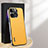 Custodia Lusso Pelle Cover AT1 per Apple iPhone 15 Pro Max Giallo