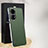 Custodia Lusso Pelle Cover AT1 per Huawei P50 Pro Verde