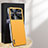 Custodia Lusso Pelle Cover AT1 per Vivo X80 Pro 5G Giallo