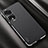 Custodia Lusso Pelle Cover AT2 per Huawei Honor 80 Pro Flat 5G Nero