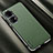 Custodia Lusso Pelle Cover AT2 per Huawei P50 Verde