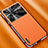 Custodia Lusso Pelle Cover AT2 per Vivo X80 Pro 5G Arancione