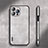 Custodia Lusso Pelle Cover AT3 per Apple iPhone 14 Pro Max Grigio