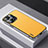 Custodia Lusso Pelle Cover AT5 per Apple iPhone 13 Pro Giallo