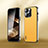 Custodia Lusso Pelle Cover AT6 per Apple iPhone 13 Pro Giallo