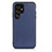 Custodia Lusso Pelle Cover B01H per Samsung Galaxy S24 Ultra 5G Blu