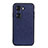 Custodia Lusso Pelle Cover B02H per Huawei Honor 60 5G Blu