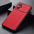 Custodia Lusso Pelle Cover B02H per Oppo K10 Pro 5G Rosso