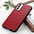 Custodia Lusso Pelle Cover B02H per Samsung Galaxy F23 5G Rosso