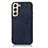 Custodia Lusso Pelle Cover B02H per Samsung Galaxy S23 Plus 5G Blu