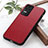 Custodia Lusso Pelle Cover B02H per Xiaomi Poco F4 5G Rosso