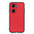 Custodia Lusso Pelle Cover B03H per Huawei Honor 60 5G Rosso