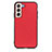 Custodia Lusso Pelle Cover B03H per Samsung Galaxy S21 FE 5G Rosso