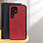 Custodia Lusso Pelle Cover B03H per Samsung Galaxy S24 Ultra 5G Rosso