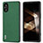 Custodia Lusso Pelle Cover B03H per Sony Xperia 5 V Verde