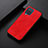 Custodia Lusso Pelle Cover B05H per Samsung Galaxy A12 Nacho Rosso