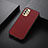Custodia Lusso Pelle Cover B05H per Samsung Galaxy A13 4G Rosso