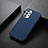 Custodia Lusso Pelle Cover B05H per Samsung Galaxy A73 5G Blu