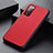 Custodia Lusso Pelle Cover B05H per Samsung Galaxy S20 FE 5G Rosso