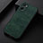 Custodia Lusso Pelle Cover B06H per Oppo A36 Verde