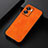 Custodia Lusso Pelle Cover B06H per Oppo K10 5G India Arancione