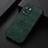 Custodia Lusso Pelle Cover B06H per Oppo Reno7 SE 5G Verde