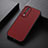 Custodia Lusso Pelle Cover B07H per Huawei Honor 80 Pro 5G Rosso