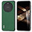 Custodia Lusso Pelle Cover B07H per Huawei Mate 60 Pro+ Plus Verde